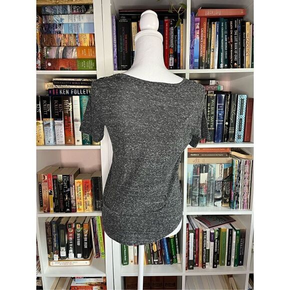 The Beatles Abbey Road Gray Space-Dyed Short Sleeve V Neck Graphic Tee Size XS - Picture 3 of 4